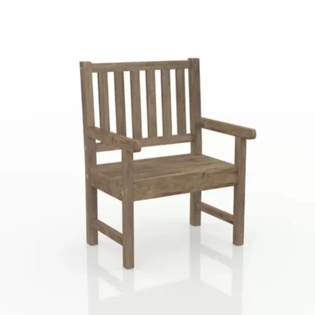 Banco de jardin 1 cuerpo Linea Naturale en Madera natural - Muebles para el exterior, Uruguay | La Cueva Muebles, vista 5