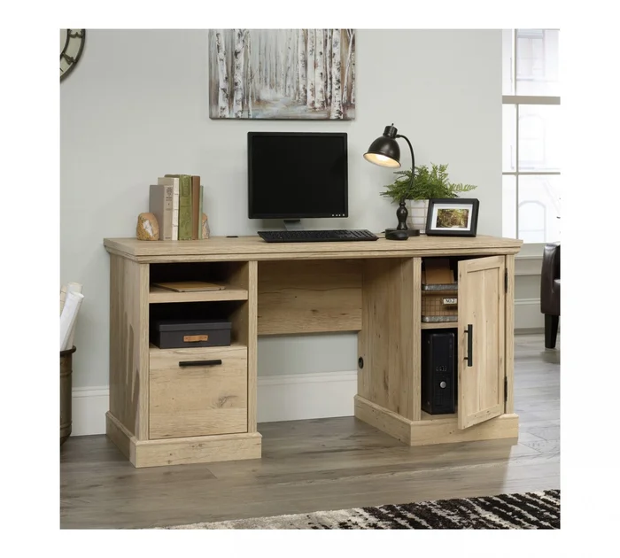 Escritorio - Cajón y Puerta Única - Sauder - Linea Aspen Post en Madera natural - Escritorios y sillas de escritorio, Uruguay | Rústico Hogar, vista 2