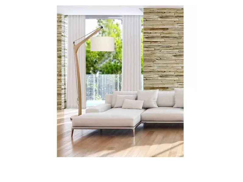 Lámpara de Pie ELECTRA en Madera natural - Lámparas de pie, Uruguay | Finkel, vista 3