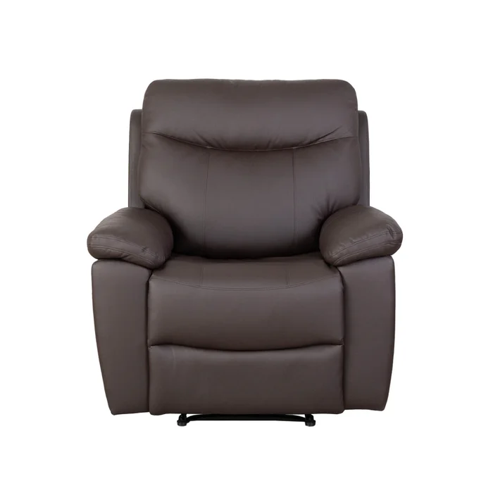 Recliner 1 Cuerpo Simil-cuero Marron Lexus en Marrón - Sillones y sofás, Uruguay | Divino, vista 3