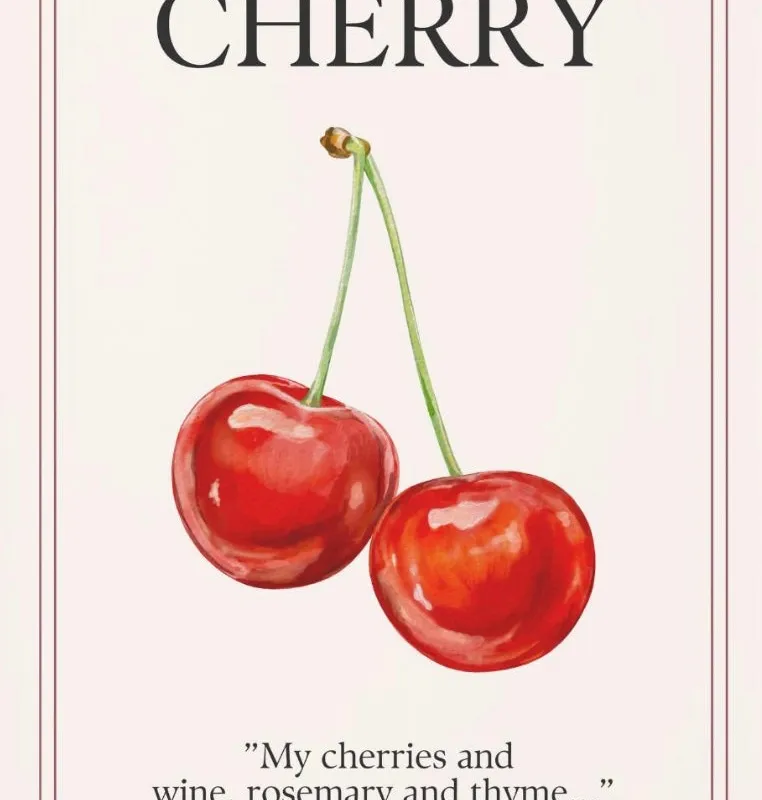 Cherry en Rojo - Láminas, Uruguay | Mara Estudio