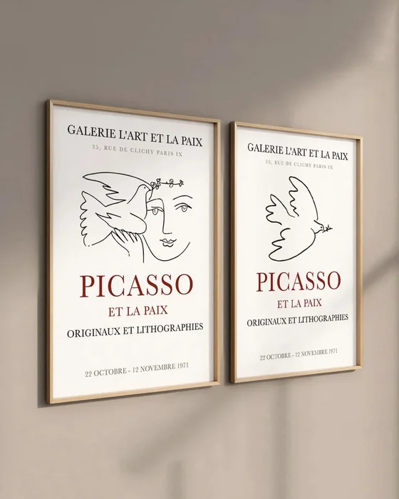 Picasso - Paloma en Blanco - Láminas, Uruguay | La Cuadrería, vista 2