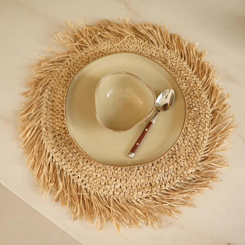 Manteles de Sisal Loreta Set x8 - Decoración, Uruguay | Casakos