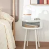 Mesa auxiliar Kurb B Ø 40 cm - blanco en Blanco - Mesas de arrimo, Uruguay | Kavehome, vista 2 de 5
