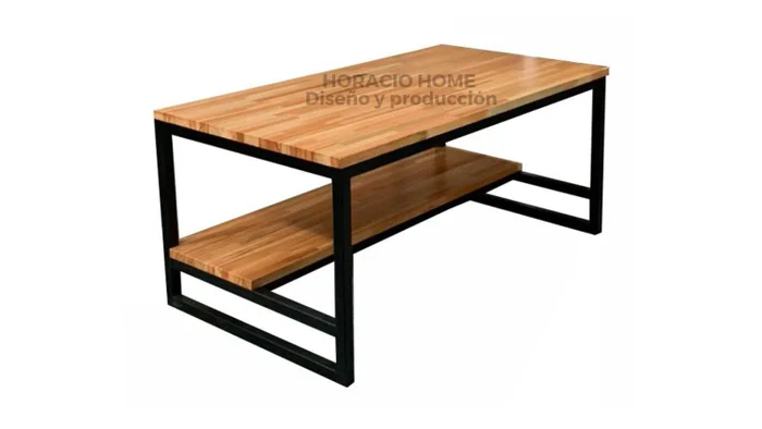 Mesa ratona estante medio en Negro - Mesas de living, Uruguay | Horacio Home