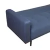 Sofá Cama 2 Cuerpos Tela Azul Hugo en Azul - Sillones y sofás, Uruguay | Divino, vista 6 de 7