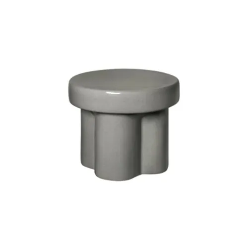 BANCO CERAMICA BL TORU ELEPHANT SKIN D40XH33 en Gris - Butacas, banquetas y puffs, Uruguay | Masinfinito Casa