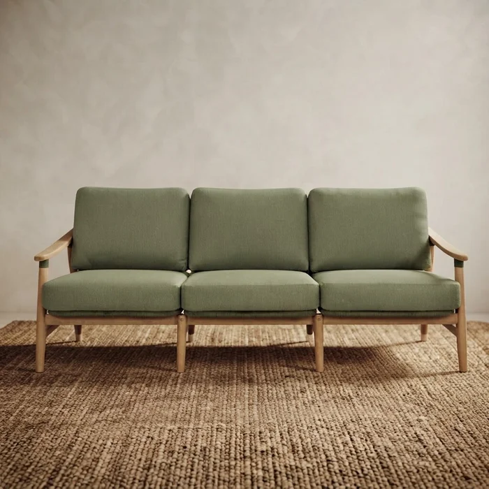 Masaya Sillon 3 Cuerpos en Verde oliva - Muebles para el exterior, Uruguay | Aihaus