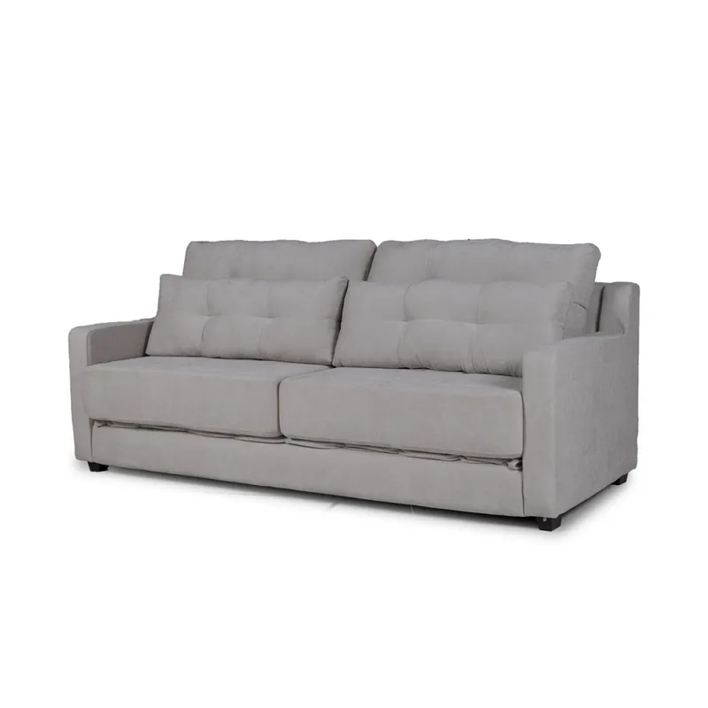 Sofá Cama Nizza - Tela Microfibra - 9250 (Grafito) en Gris - Sillones y sofás, Uruguay | NYR