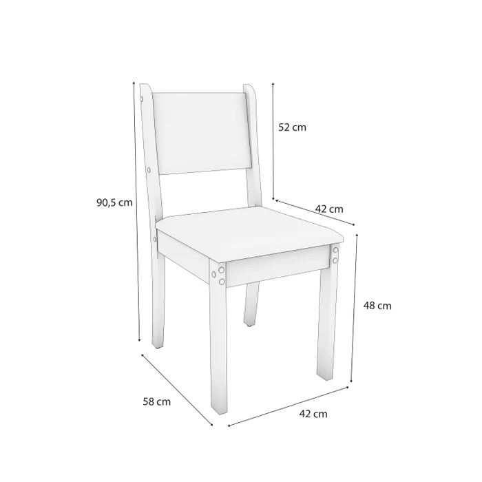 Silla Cora en Madera natural - Sillas, Uruguay | Balton, vista 4