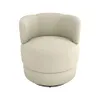 Sillon Butaca Giratoria 360 Grados Tapizada Tela en Beige, Uruguay | Lais Muebles, vista 2 de 4