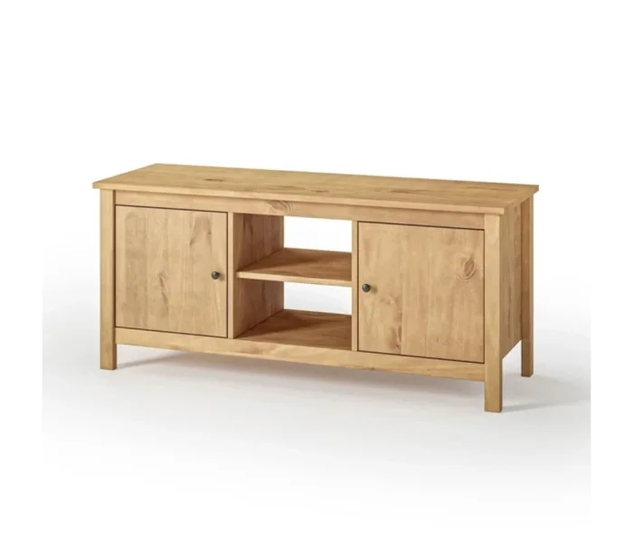 Rack 2 Puertas Mari Miel 1.10 en Madera natural - Muebles para TV, Uruguay | Albanés