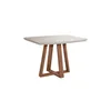 Mesa De Comedor Mdf-y-madera Blanco Bennett en Blanco - Mesas de comedor, Uruguay | Divino, vista 2 de 4