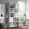 Biblioteca con divisiones Roble Dakar - Living, Uruguay | Que Sal Muebleria, vista 3 de 5