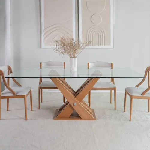 Mesa de Comedor / Gucci en Madera natural - Mesas de comedor, Uruguay | Fabrica Italiana