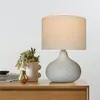 LAMPARA DE MESA CERAMICA D30x40CM HEXAGONOS BLANCO en Blanco - Lámparas de mesa, Uruguay | Koz, vista 2 de 2