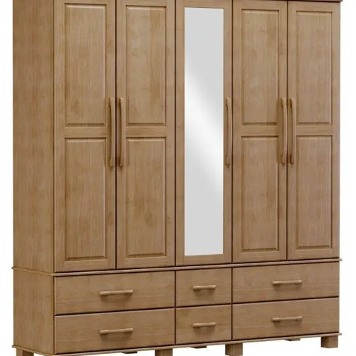 Ropero FINESTRA OURO 2243C en Madera natural - Roperos y placares, Uruguay | Igoa
