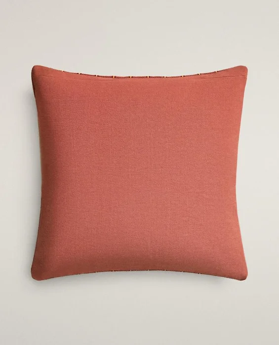 FUNDA COJÍN RAYAS en Terracota - Textiles, Uruguay | Zara Home, vista 4