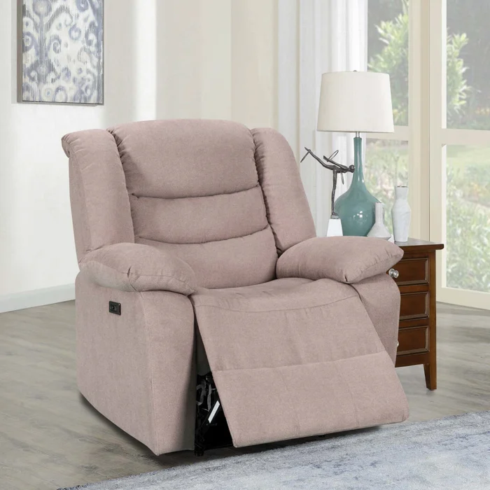 Recliner Eléctrico Tela Marron Marsella Ii Taupe en Beige - Sillones y sofás, Uruguay | Divino, vista 8