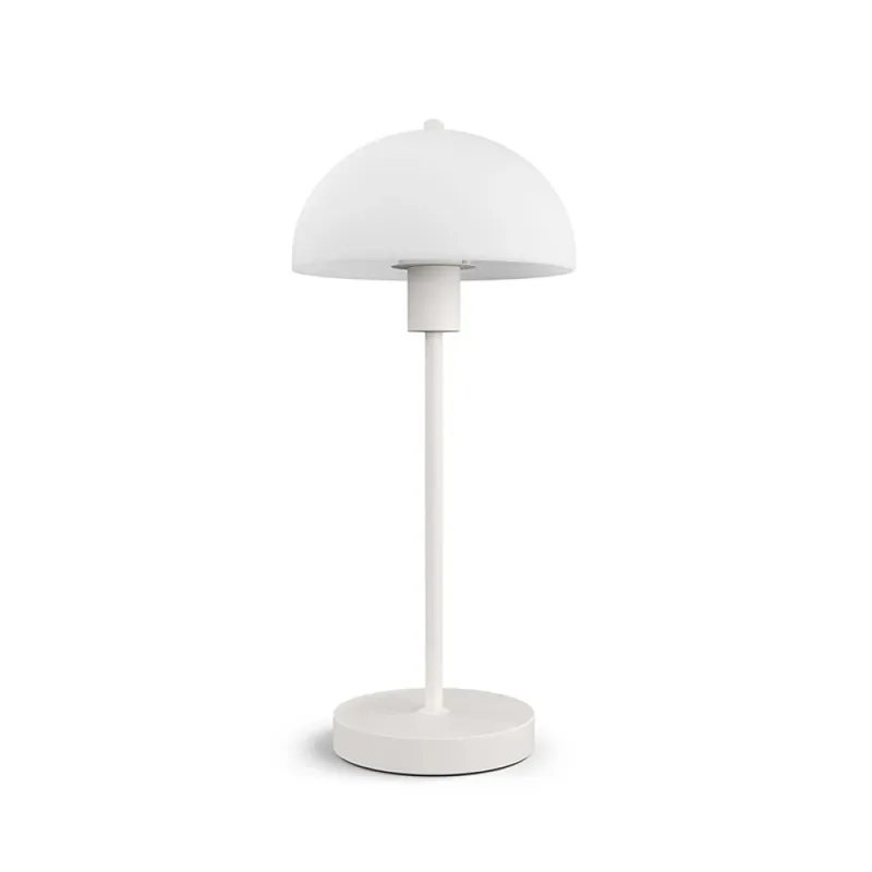 Luminaria De Mesa Mushroom Blanco en Blanco - Lámparas de mesa, Uruguay | Serlux