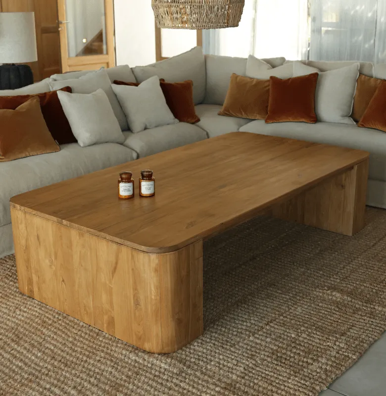 MESA DE LIVING MIZU en Madera natural - Mesas de living, Uruguay | Masinfinito Casa
