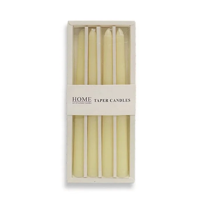 SET 4 VELAS 25CM BLANCO en Blanco - Velas y Portavelas, Uruguay | Decohogar, vista 2