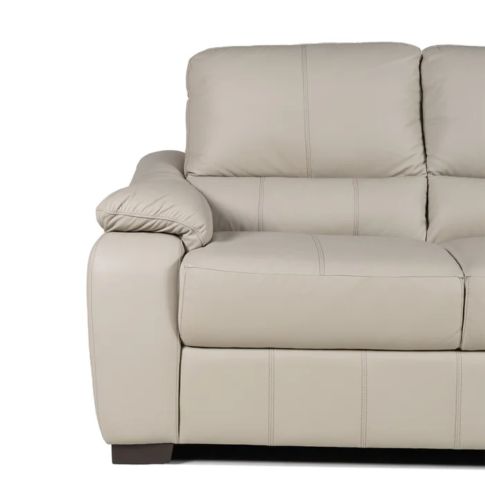Sofá Portofino - Cuero Básico - 2 cuerpos - Arena - (Preventa) en Beige - Sillones y sofás, Uruguay | Nyr, vista 4