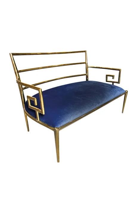 BANQUETA RHODES 39285 TELA 135X74X84H CM en Azul - Butacas, banquetas y puffs, Uruguay | Vinibel
