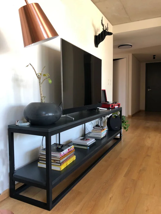 Rack POLLUX en Gris - Muebles para TV, Uruguay | Mezcla