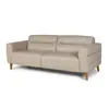 Sofá Bonner - Cuero Básico - 3 cuerpos - 519 (Beige) en Beige - Sillones y sofás, Uruguay | NYR, vista 1 de 6