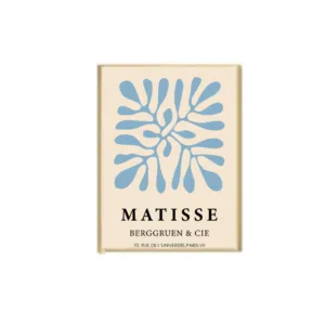Cuadro Matisse Azul 40 x 60 Moldura Caja en Celeste - Decoración de pared, Uruguay | Berna home
