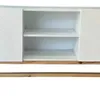 Rack para tv laca blanca - PRODUCTO CON DETALLES EN LA MADERA - en Blanco - Muebles para TV, Uruguay | Champagne Home, vista 3 de 5