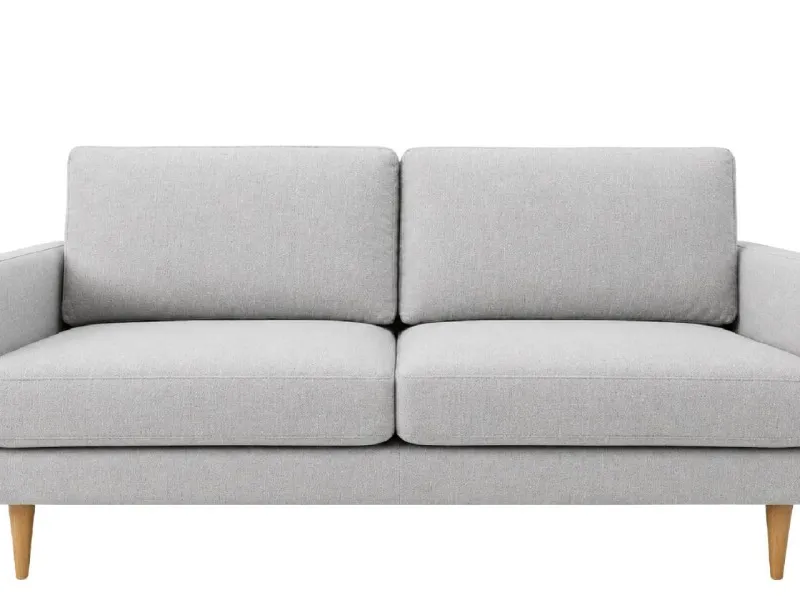Sofá PRADA 3 cps PREVENTA - Gris Claro Tela Rústica en Gris - Sillones y sofás, Uruguay | Finkel