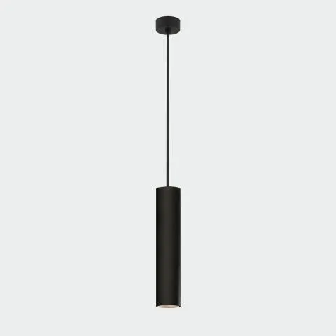 Colgante Tubo Pipe Largo 1 luz | GU10 en Negro - Lámparas colgantes, Uruguay | Bascuhouse