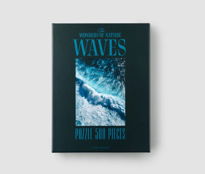 Puzzle Waves en Azul - Decoración, Uruguay | Martinika Deco