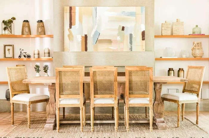 MESA COMEDOR DE OLMO ISABEL - 2.50 X 1.00 MTS en Madera natural - Mesas de comedor, Uruguay | La Iberica, vista 18
