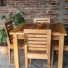 MESA INTERIOR/EXTERIOR ILHABELA 100x100 en Madera natural - Mesas de comedor, Uruguay | Fundamento Muebles, vista 1 de 6
