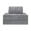 Sofá Cama 1 Cuerpo Espuma Gris Bruma en Gris - Sillones y sofás, Uruguay | Divino, vista 3 de 6