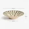 Centro de mesa Olmera de cerámica beige y verde Ø 36,5 cm en Beige - Jarrones, Uruguay | Kavehome, vista 7 de 7
