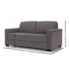 Sofá One - Tela Aquaclean - 2 cuerpos - A fabricar en Gris - Sillones y sofás, Uruguay | NYR, vista 3 de 8