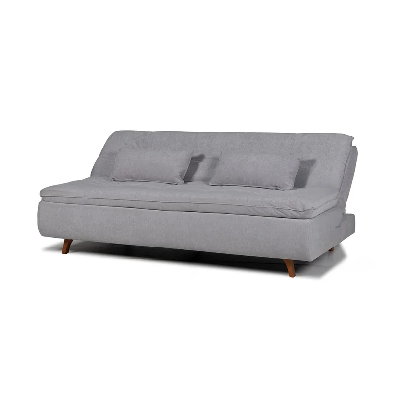 Sofá Cama Maira - Tela Microfibra - 10286 (Gris) en Gris - Sillones y sofás, Uruguay | NYR, vista 3