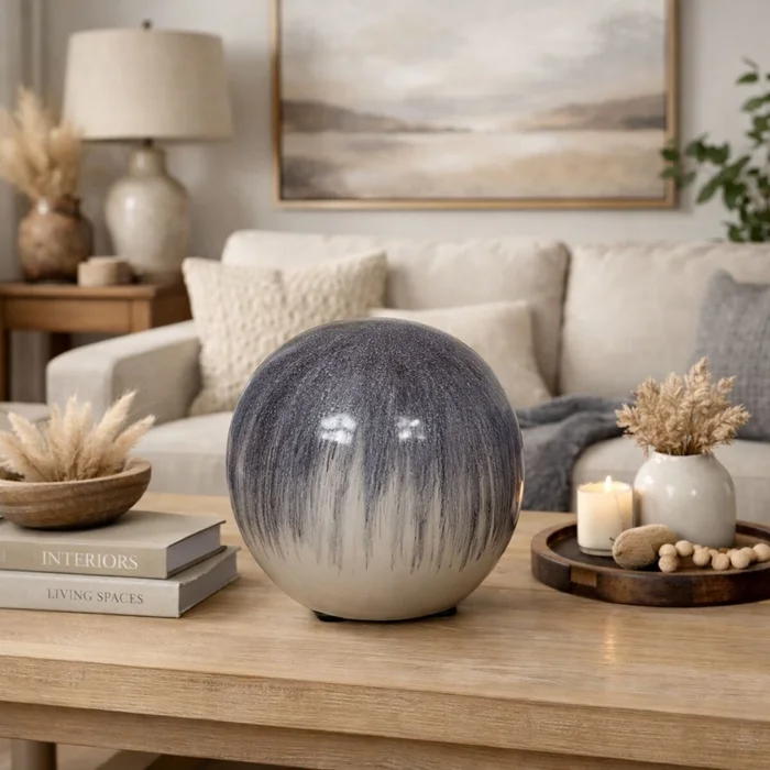 DECORACION BALL GRIS Large en Gris - Decoración, Uruguay | Viasono