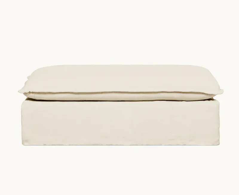 Puff con funda David en Beige - Sillones y sofás, Uruguay | Pieza Clave