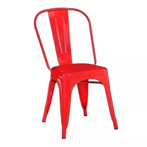 Silla TOLIX Metalica Moderna Comedor en Negro - Sillas, Uruguay | Soy Hogar, vista 2
