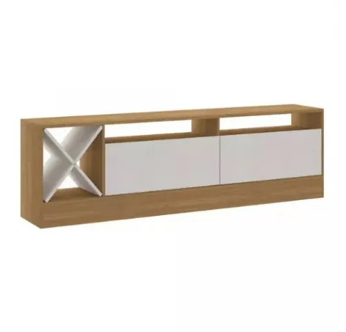Rack 2 puertas y botellero Dakar/Vulcano - Muebles para TV, Uruguay | Que Sal Muebleria