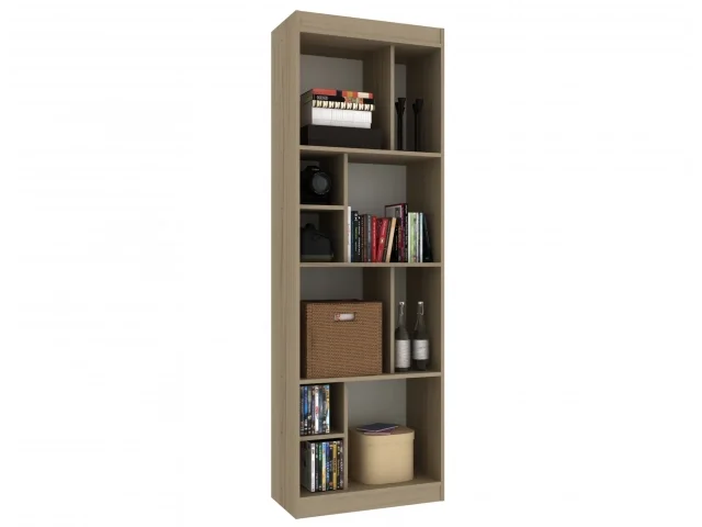 Biblioteca con reparticiones 60x181x30 Avena - Sillones y sofás, Uruguay | Que Sal Muebleria