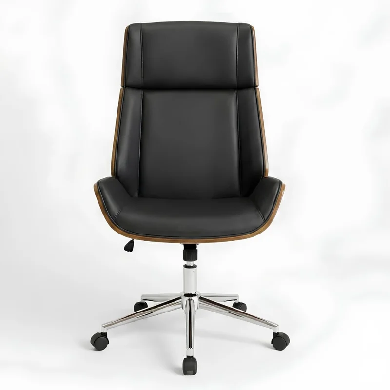 Silla de Oficina Gerencial - Negro - Sillas de escritorio, Uruguay | Rústico Hogar, vista 4