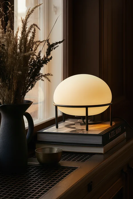 Lampara de mesa PUMP en Blanco - Lámparas de mesa, Uruguay | Simple Deco, vista 4