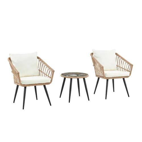 Juego Muebles De Jardin Max en Beige - Muebles para el exterior, Uruguay | Ecowood