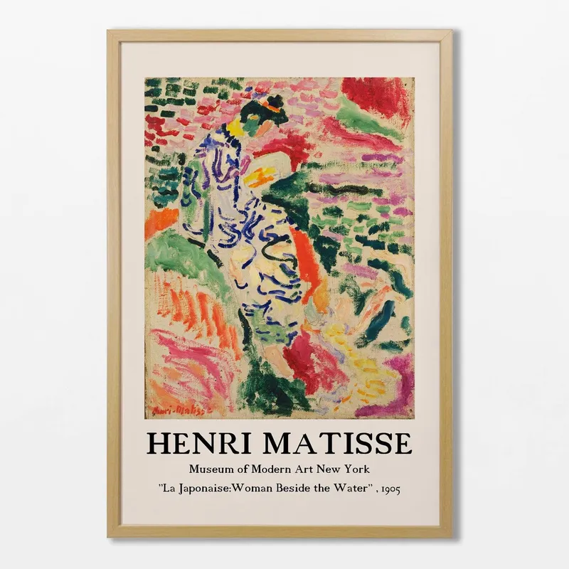 Henri Matisse - La Japonaise en Multicolor - Láminas, Uruguay | La Cuadrería